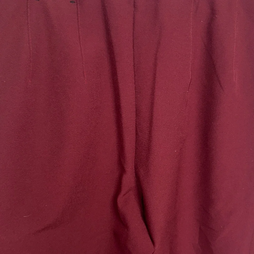 Express Women's Burgundy Pants - Picture 3 of 8